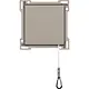 Niko 140-63906 Intense afwerkingsset voor trekdrukknop claystone textured