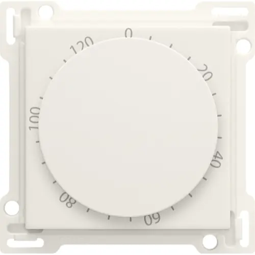 Niko 139-64906 Intense afwerkingsset voor timer tot 120 minuten cotton white textured