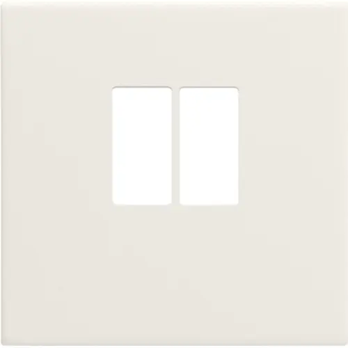 Niko 139-69801 Intense afwerkingsset voor enkelvoudige luidsprekeraansluiting cotton white textured