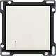 Niko 139-60005 Intense afwerkingsset met lens voor enkelvoudige schakelaar of drukknop cotton white textured