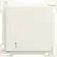 Niko 139-61901 Intense afwerkingsset voor hotelkaartschakelaar cotton white textured