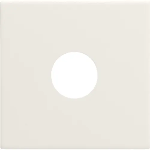 Niko 139-69102 Intense afwerkingsset voor enkele tv-coaxaansluiting cotton white textured