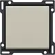 Niko 138-61105 Intense afwerkingsset voor enkelvoudige schakelaar of drukknop sand textured