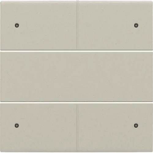 Niko 138-40150 Intense afwerkingsset voor 4-voudige potentiaalvrije drukknop 24 V met leds sand textured