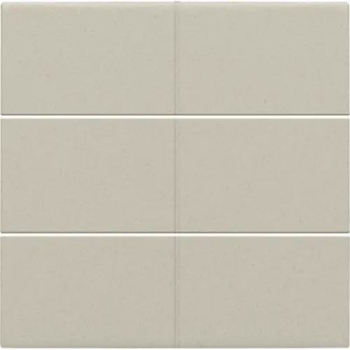 Niko 138-60050 Intense afwerkingsset voor 6-voudige potentiaalvrije drukknop 24 V sand textured