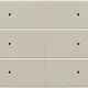Niko 138-60150 Intense afwerkingsset voor 6-voudige potentiaalvrije drukknop 24 V met leds sand textured