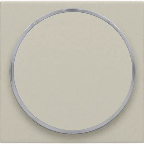 Niko 138-64006 Intense afwerkingsset met doorschijnende ring zonder symbool voor 6 A-drukknop sand textured