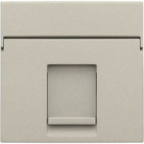 Niko 138-65100 Intense centraalplaat voor 1 RJ-data-aansluiting sand textured