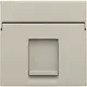 Niko 138-65100 Intense centraalplaat voor 1 RJ-data-aansluiting sand textured