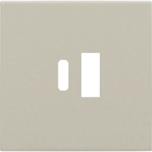 Niko 138-68002 Intense afwerkingsset voor dubbele USB-A- en USB-C-lader sand textured