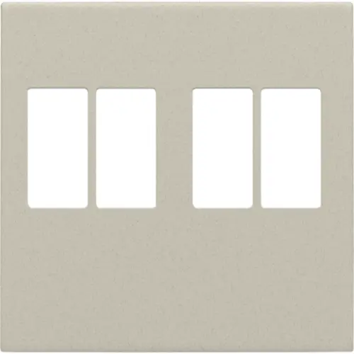 Niko 138-69701 Intense afwerkingsset voor tweevoudige luidsprekeraansluiting sand textured