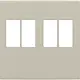 Niko 138-69701 Intense afwerkingsset voor tweevoudige luidsprekeraansluiting sand textured