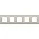 Niko 138-76005 Intense afdekplaat 5-voudig sand textured