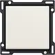 Niko 139-61105 Intense afwerkingsset voor enkelvoudige schakelaar of drukknop cotton white textured