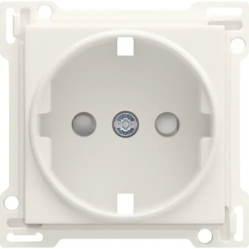 Niko 139-66901 Intense afwerkingsset voor stopcontact met randaarde en beschermingsafsluiters cotton white textured