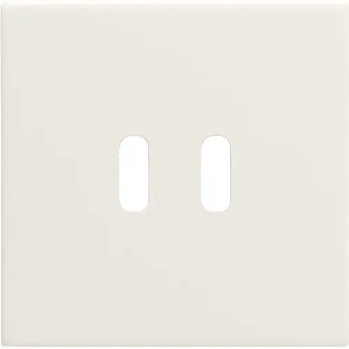 Niko 139-68003 Intense afwerkingsset voor dubbele USB-C-lader cotton white textured
