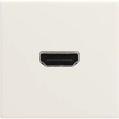 Niko 139-69417 Intense afwerkingsset voor HDMI-aansluiting cotton white textured