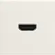 Niko 139-69417 Intense afwerkingsset voor HDMI-aansluiting cotton white textured