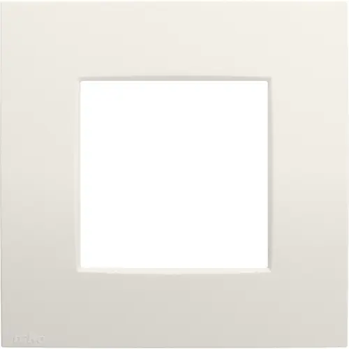 Niko 139-76100 Intense afdekplaat 1-voudig cotton white textured