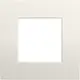 Niko 139-76100 Intense afdekplaat 1-voudig cotton white textured