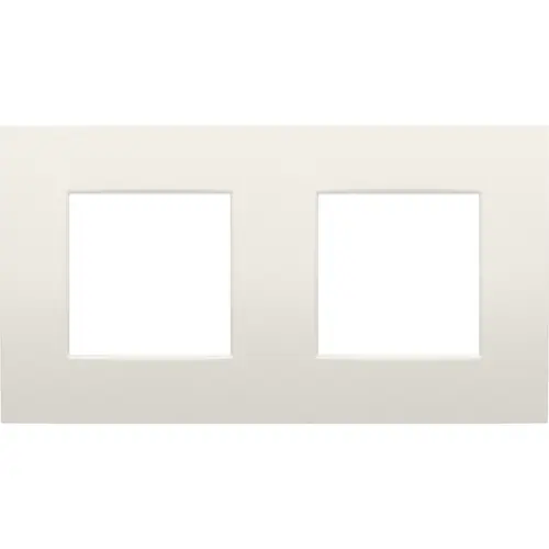 Niko 139-76800 Intense afdekplaat 2-voudig cotton white textured