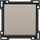 Niko 140-61105 Intense afwerkingsset voor enkelvoudige schakelaar of drukknop claystone textured