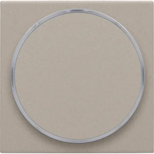 Niko 140-64006 Intense afwerkingsset met doorschijnende ring zonder symbool voor 6 A-drukknop claystone textured