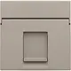 Niko 140-65100 Intense centraalplaat voor 1 RJ-data-aansluiting claystone textured