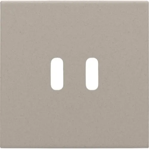 Niko 140-68003 Intense afwerkingsset voor dubbele USB-C-lader claystone textured