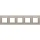 Niko 140-76005 Intense afdekplaat 5-voudig claystone textured