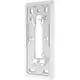 JUNG 329-626 WW 3-voudige montageplaat voor combinatie schakelaar/2x wandcontactdoos AP600 alpine wit