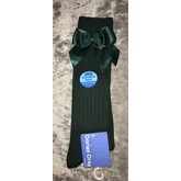 Dorian Gray woolen knee high socks with bow