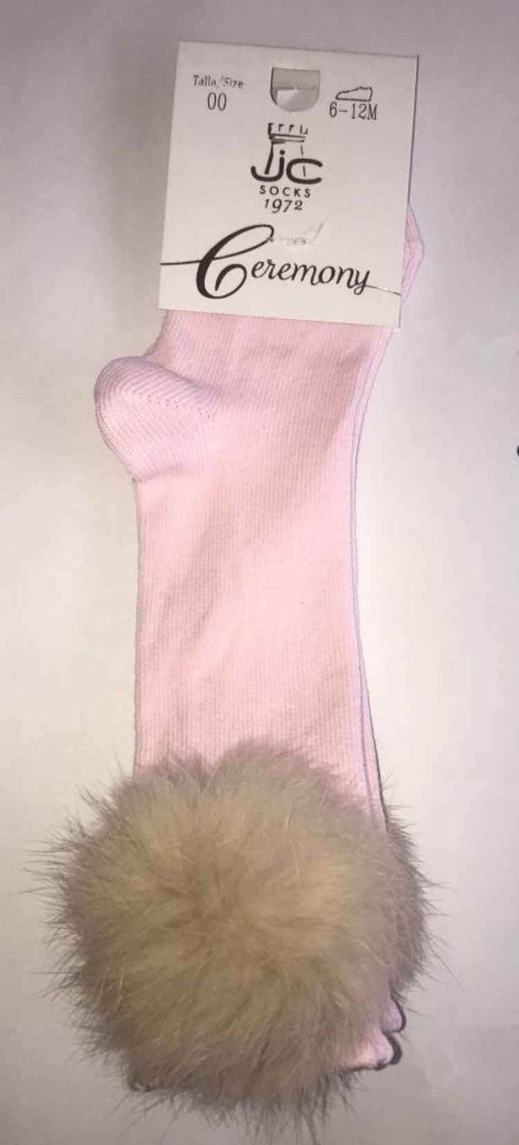 JC Socks JC Pink Pom Pom Knee High Socks