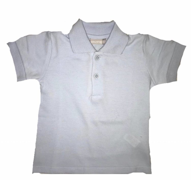 Piruleta Piruleta Pale Blue Polo Shirt