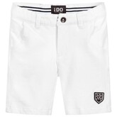 iDo Boys White Jersey Shorts