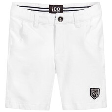 iDo Boys White Jersey Shorts
