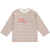 Mitch and Son Mitch & Son Telson Winter White Stripe Round Neck Top - 6 MONTHS