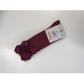 JC 52803 Vino Double Bow Sock