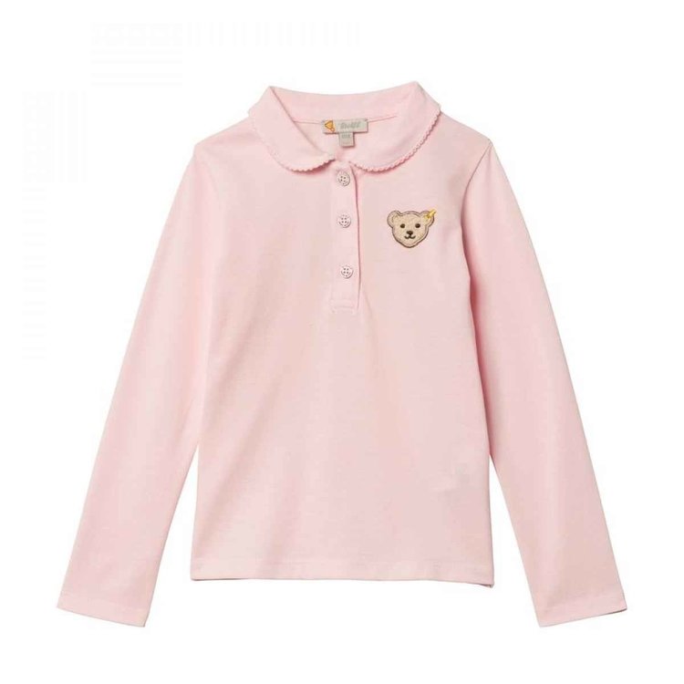 Steiff Girls Pink Polo Shirt