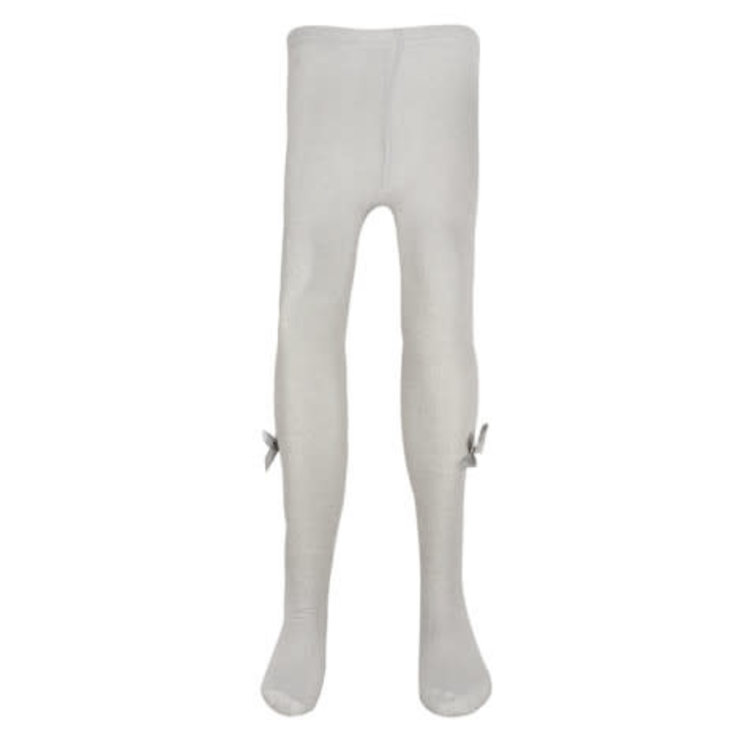 Pex Pex Silver Tights With Bow Detail