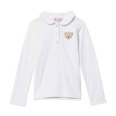 Steiff Girls White Polo Shirt