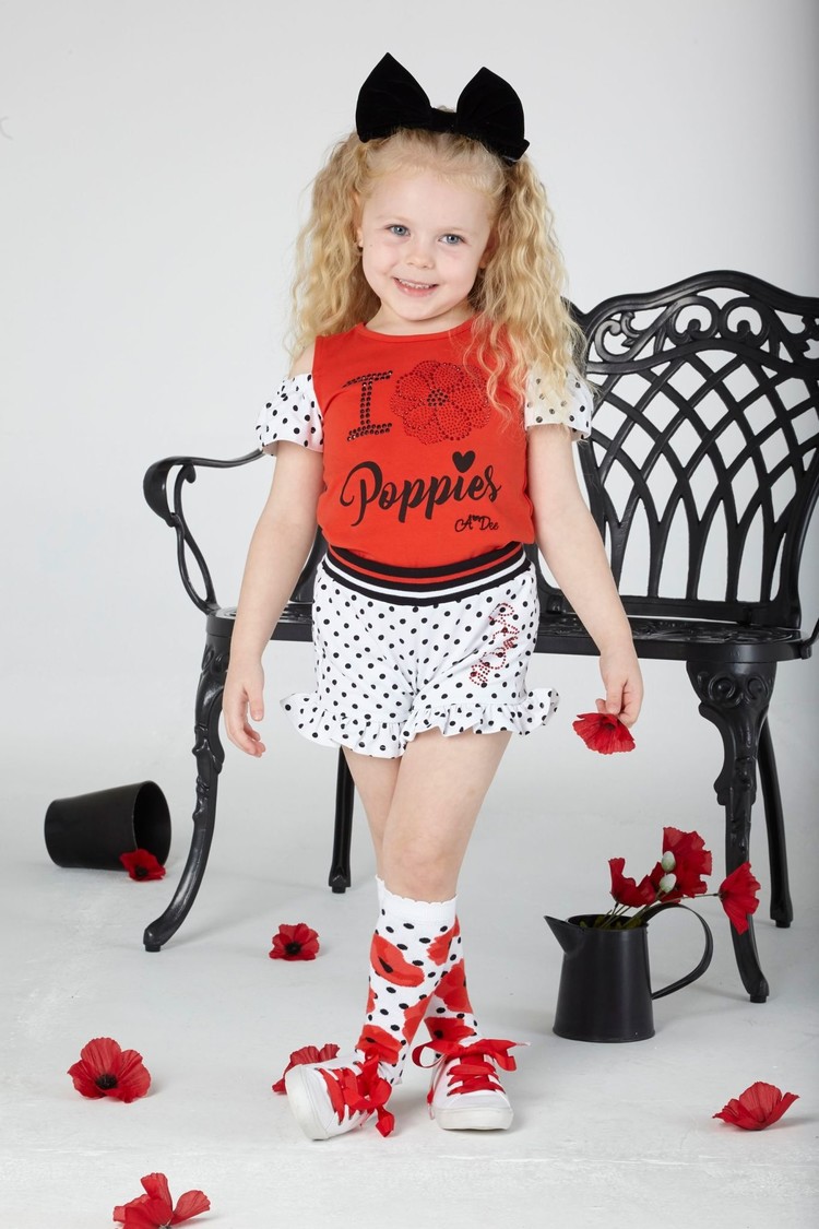 ADee Alice Poppy Short Set
