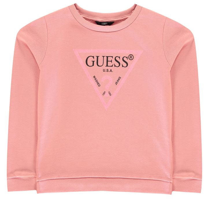 guess logo jumper