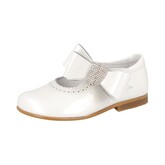 Andanines Andanines 201868 White Patent With Crystal Bow - SIZE 37