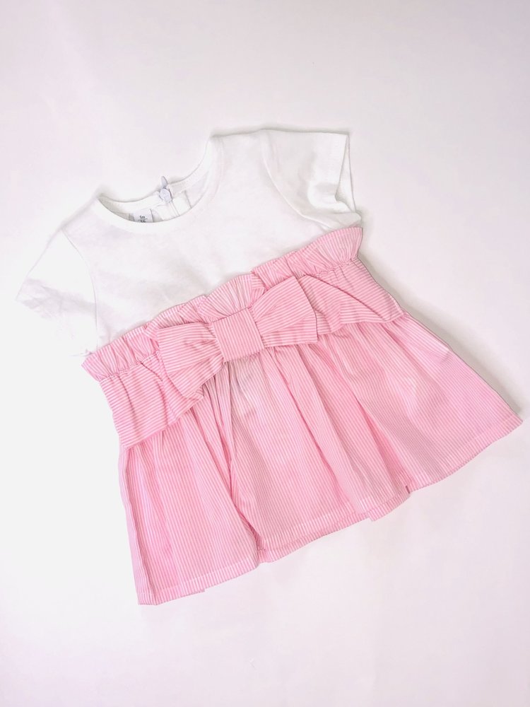 iDO Ido J640 Pink Stripe Baby Dress