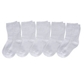 Pex 5pk Socks - White