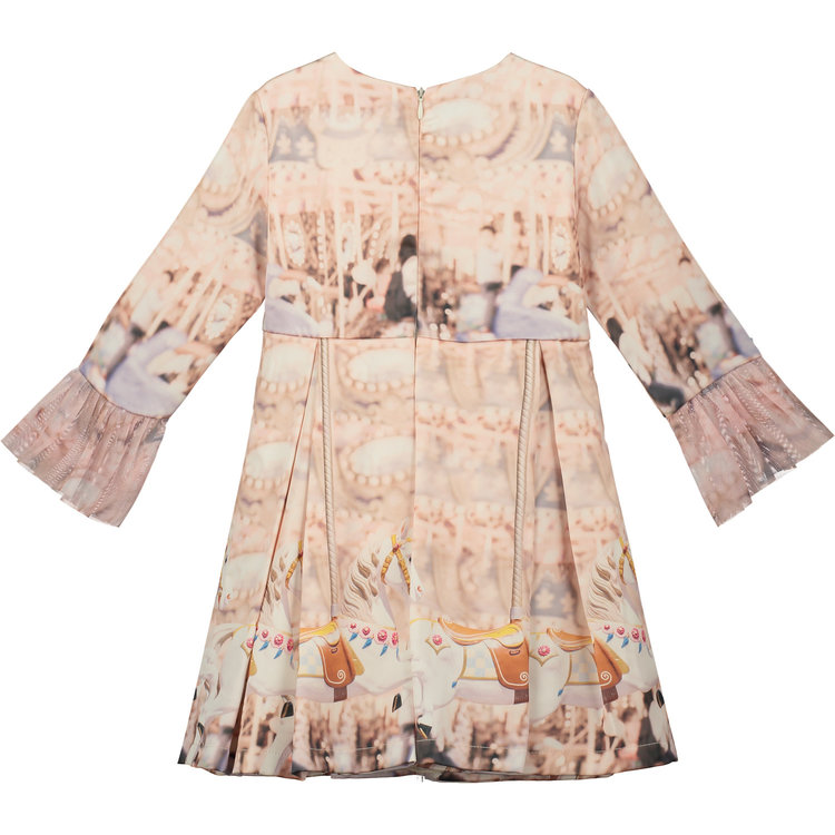 ADee Fifi Champagne Carousel Dress - AGE 8