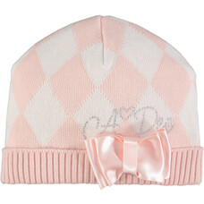 ADee Fila Pale Pink Harlequin Hat SMALL