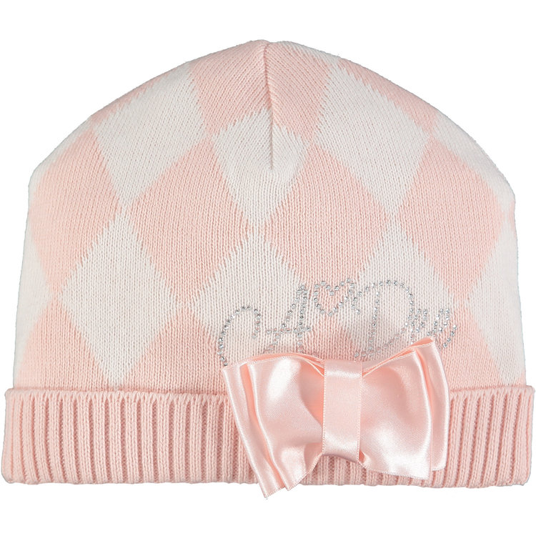 ADee Fila Pale Pink Harlequin Hat SMALL