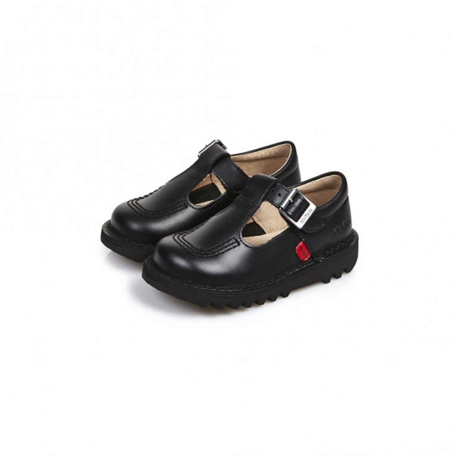 Kickers Kick Lo Vegan Synt Yu Blk Derby Para Unisex Niño